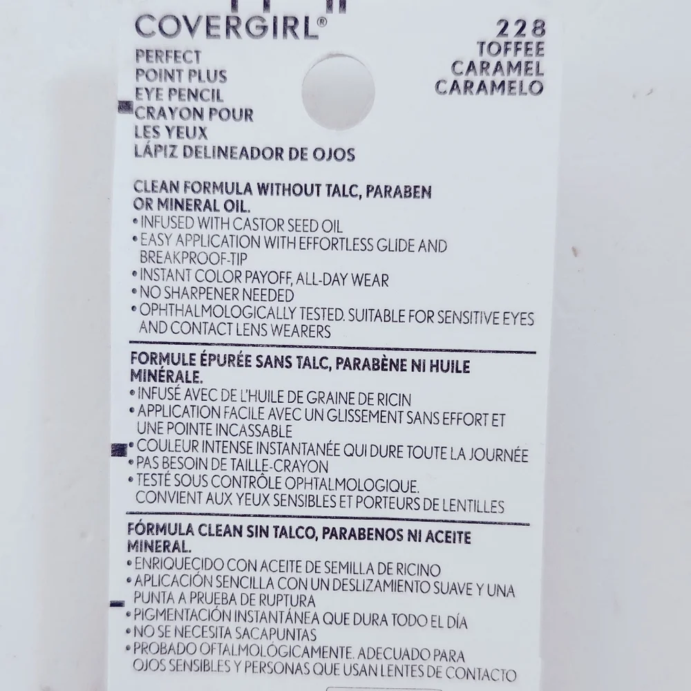 ⭐4/$15 CoverGirl Perfect Point Plus Eyeliner Toffee